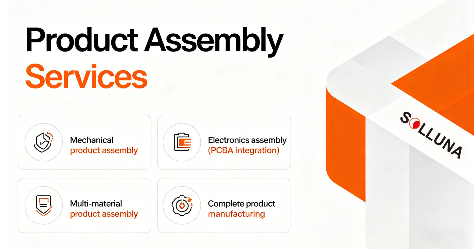 Product Assembly — Complete Product Manufacturing