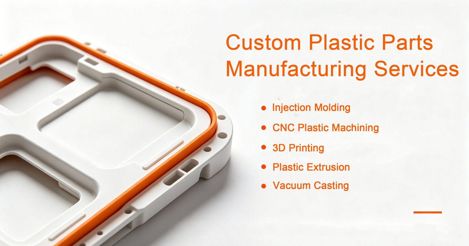 Plastic Parts Supply — Injection Molding, CNC, 3D Printing